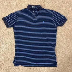 Polo by Ralph Lauren collared shirt sleeve medium blue
